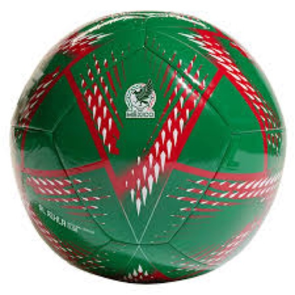 Adidas Mexico Al Rihla Soccer/Football 2022 Qatar World Cup Size 5
